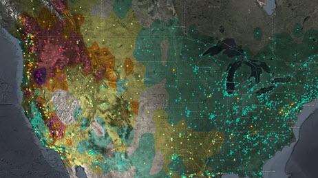 For community awareness within the US about air quality information in your area from the EPA.